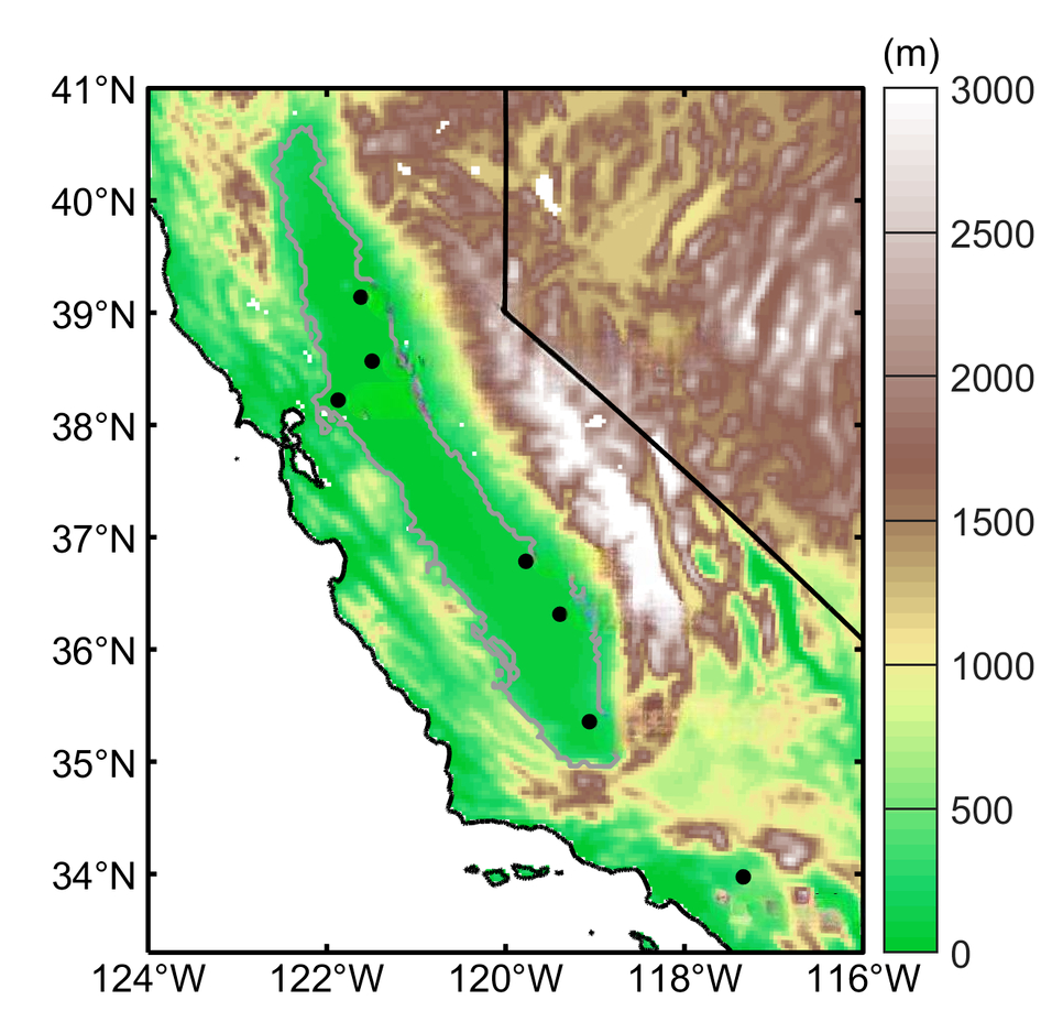 Map of California