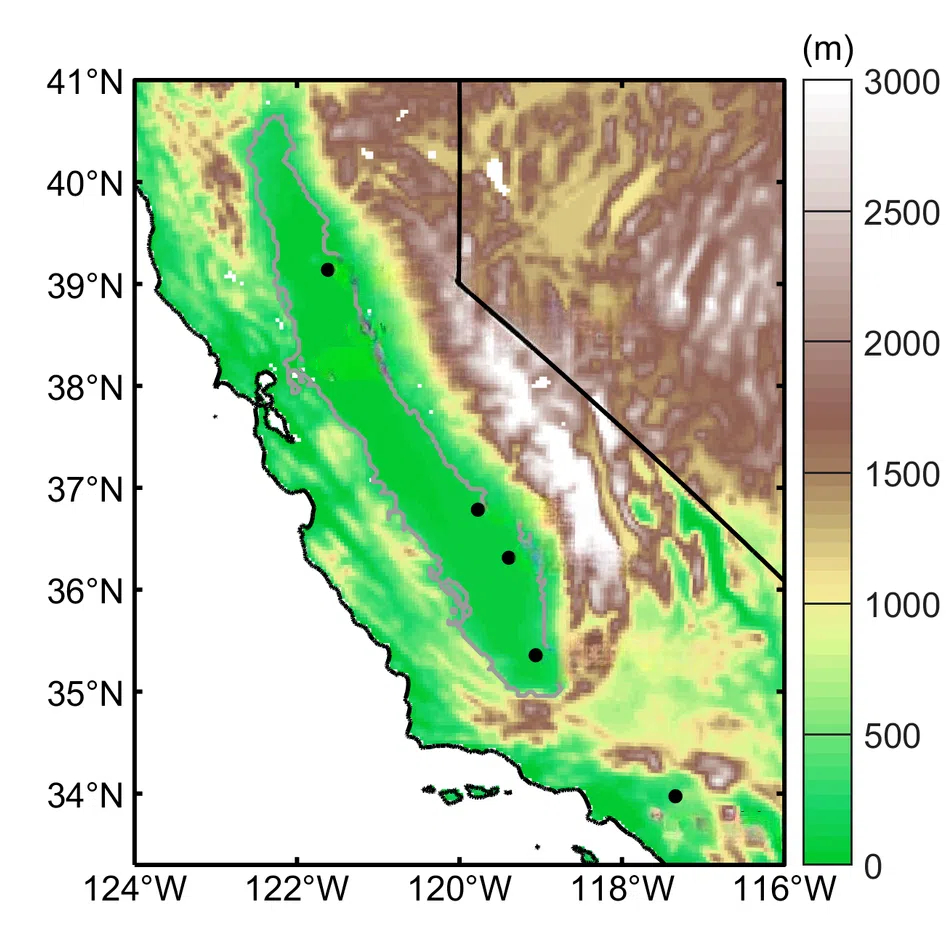 Map of California